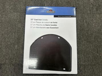 Veiling - Napoleon Gietijzeren Grillplaat voor 57 cm Kettle, Tuin en Terras, Nieuw