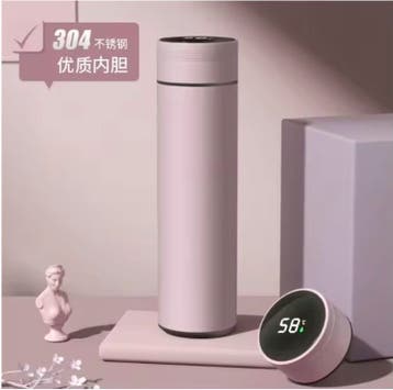 Smart Thermosfles RVS met Display – Outdoor Warm/Koud, Sport en Fitness, Verzenden, Nieuw