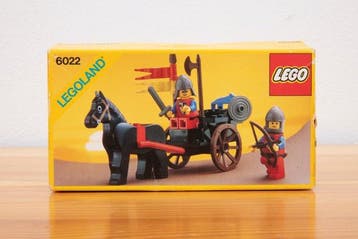 Lego Set - 6022 - Castle - Lion Knights Horse Cart, Nieuw