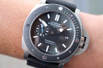 Horloge Panerai Luminor Submersible 12/2018 Full set, Overige merken, Overige materialen, Polshorloge, Kunststof