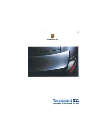 2002 PORSCHE 911 TEQUIPMENT BROCHURE DUITS, Boeken, Nieuw, Porsche, Author