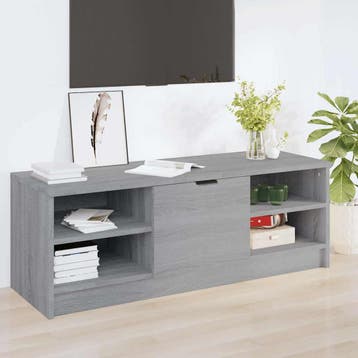 vidaXL Tv-meubel 102x35,5x36,5 cm bewerkt hout grijs sonoma, Huis en Inrichting, Kasten | Televisiemeubels, 100 tot 150 cm, Verzenden