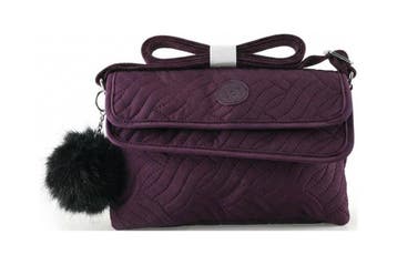 Kipling Schoudertas Paars, Verzenden, Zo goed als nieuw, Paars