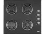 Everglades - Gas Kookplaat - Zwart, Verzenden, Nieuw, Gas, 4 kookzones