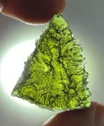 Moldaviet uit Chrášany, Zuid-Bohemen - Hoogte: 37 mm -