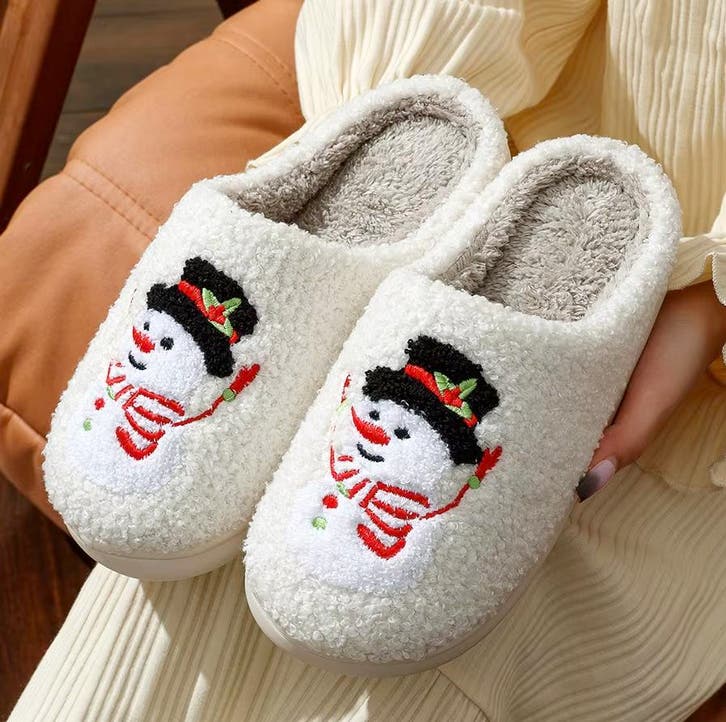 Kerstpop Pantoffels | Pluche Gevoerd | Maat 36 tot 45 Kerst, Kleding | Dames, Schoenen, Pantoffels of Sloffen, Nieuw, Verzenden