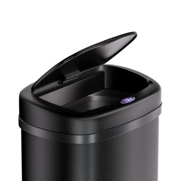 Sensor afvalbak Zwart roestvrij staal 40L (Huishouden), Verzenden, Nieuw