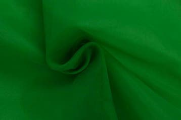Organza stof - Groen - Per 15 of 50 meter, Overige materialen, 120 cm of meer, Ophalen of Verzenden, Groen