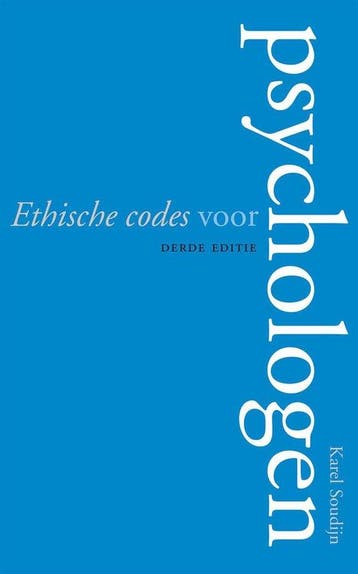 Boek Ethische codes voor psychologen 9789057124525, Boeken, Verzenden, Zo goed als nieuw