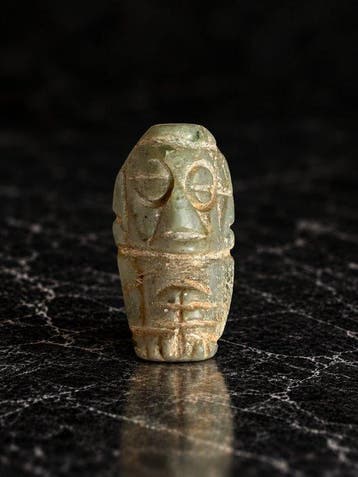 Taíno-cultuur 10e tot 15e eeuw n.Chr. Steen, jadeiet Zemi