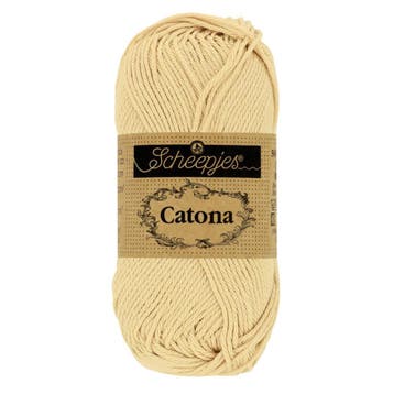 Scheepjes Catona 50g - 404 English Tea, Hobby en Vrije tijd, Breien en Haken, Ophalen of Verzenden, Nieuw, Breien of Haken, Wol of Garen