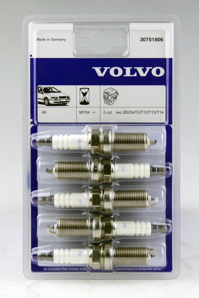 Bougieset origineel VOLVO voor V70, S60, S80, V50,C30, Auto-onderdelen, Motor en Toebehoren, Ophalen of Verzenden