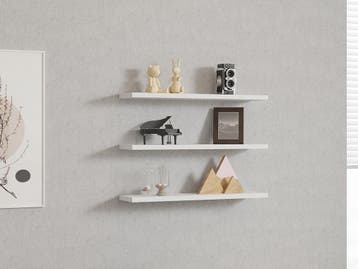 Asir 835PUQ1658 Wandplank 3 plankjes Wit van €29 voor €13, Ophalen of Verzenden, Nieuw