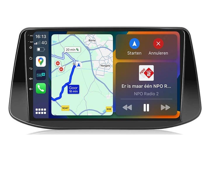 Hyundai I30 Navigatie Radio met Apple Carplay Android Auto, Auto diversen, Autoradio's, Nieuw, Ophalen of Verzenden
