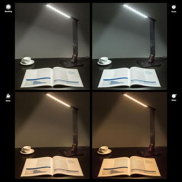 Bureaulamp, LED, dimbaar, inklapbaar, 14W - Set van 4, Verzenden, Nieuw