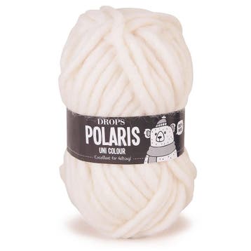 DROPS Polaris Uni Colour - 01 naturel - Wol Garen, Ophalen of Verzenden, Nieuw