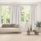 Kant-en-klaar bouclé gordijn - gebroken wit - 140 x 260 cm |, Verzenden, Nieuw, 150 tot 200 cm