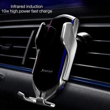 Telefoonhouder auto – Draadloze autolader met sensor – 10W, Ophalen of Verzenden, Nieuw