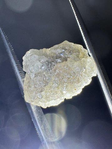 Natuurlijke ruwe diamant grijs/wit - 9,79 karaat Ruw- 1.96 g