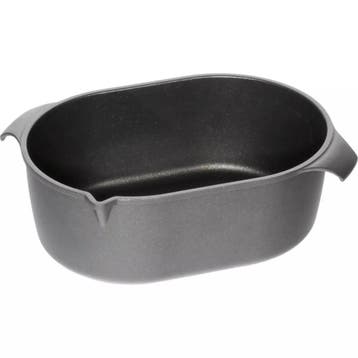 AMT Gastroguss Roosterpan met schenktuit – 32x22x11 cm –, Huis en Inrichting, Keuken | Potten en Pannen, Ophalen of Verzenden