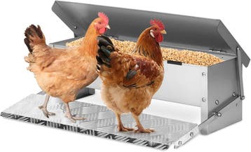 Kippen voerautomaat RVS 5kg | Retourdeal 34% Korting, Ophalen of Verzenden, Zo goed als nieuw, Drinken en Voederen