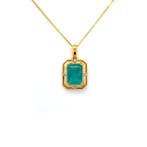 Zonder minimumprijs - Ketting met hanger - 14 karaat Geel, Sieraden, Tassen en Uiterlijk, Antieke sieraden