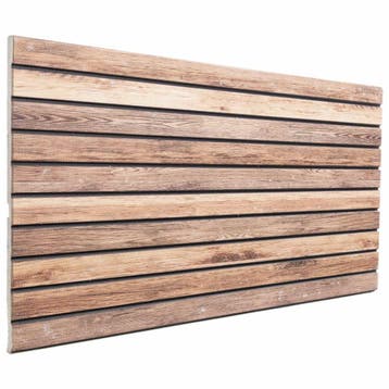 vidaXL Wandpanelen 5 st 100 x 50 cm Licht Bruin EPS-schuim, Verzenden, Nieuw