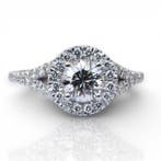 Ring - 18 karaat Witgoud - 1.51ct. tw. Diamant (Natuurlijk), Nieuw