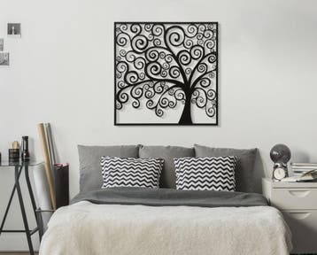 IJZEREN WANDPANEEL DRIE PLUS CM 100X1X100, Huis en Inrichting, Woonaccessoires | Overige, Ophalen of Verzenden, Nieuw