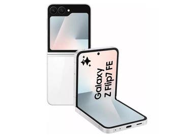 Samsung Galaxy Z Flip7 FE - Wit - 256 GB - Fysieke simkaart, Verzenden, Zo goed als nieuw