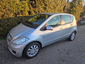 Mercedes-Benz A-Klasse A150 2008 Zilver 133000 km Airco TOP, Dealer onderhouden, Zwart, Handgeschakeld, Nieuw