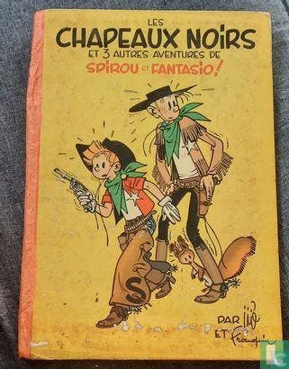 Robbedoes en Kwabbernoot - Les Chapeaux Noirs - 1952, Boeken, Stripboeken, Eén stripboek, Verzenden, Gelezen, Gillain, Joseph.
