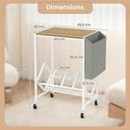 LIVSK Platenspelerstandaard met Tijdschriftenhouder - Rolbaa, Verzenden, Nieuw