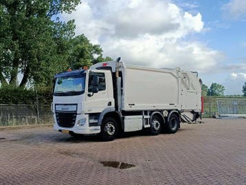 Vuilniswagen, DAF, CF290 FAG 6x2 achter GeesinkNorba, 201