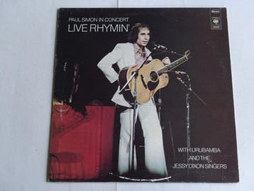 Paul Simon in Concert Live Rhymin (LP) S69059, Cd's en Dvd's, Ophalen of Verzenden, Zo goed als nieuw
