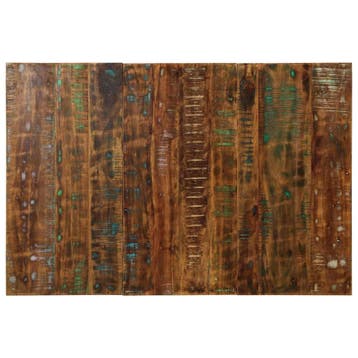 vidaXL Hoofdbord 120 cm massief gerecycled hout meerkleurig, Verzenden, Nieuw, Hout