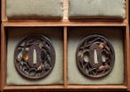 Katana - Zilver - Daisho-Tsuba-Set Katana und Wakizashi,