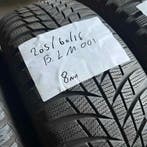 2 x Bridgestone Blizzak LM-001 205-60-16 Winterbanden 8mm, Gebruikt, 16 inch, Band(en), Personenwagen