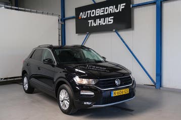 Zakelijke Lease |  Volkswagen T-Roc 1.0 TSI Style - N.A.P. A, Gebruikt, Euro 6, Overige brandstoffen, Zwart