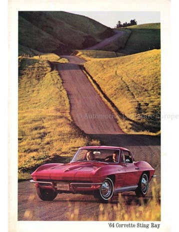 1964 CHEVROLET CORVETTE BROCHURE ENGELS (USA), Nieuw, Chevrolet, Author