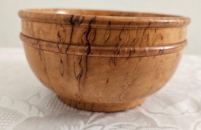 Kom - Hout - Antieke houten kom, Antiek en Kunst, Curiosa en Brocante