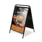 A-Bord Elegant Staal B2 stoepbord | Displaywinkel.nl, Verzenden, Nieuw in verpakking, Etalage