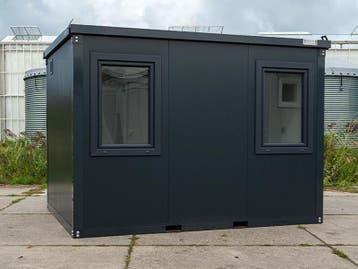 Container kantoor tuin | Geïsoleerde unit 3x2