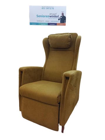 Fitform sta op stoel - relaxfauteuil in stof, ALS NIEUW!, Minder dan 75 cm, Hout, Ophalen of Verzenden, Zo goed als nieuw