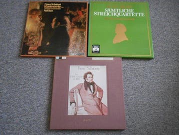 Franz Schubert - 3 Box sets feat. Das Heutling Quartett, Lee, Nieuw in verpakking