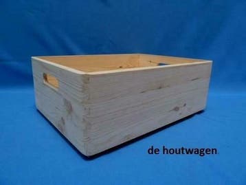 opbergkratten - houten kratten - kratjes - houten kisten, Huis en Inrichting, Woonaccessoires | Kisten, Minder dan 50 cm, Minder dan 50 cm