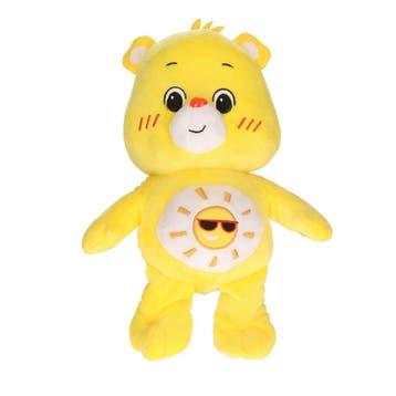 Troetelbeertjes knuffel - geel - pluche - 28 cm - cartoon, Verzenden, Nieuw