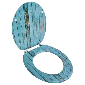 vidaXL Toiletbril met MDF houten ontwerp, Doe-het-zelf en Verbouw, Sanitair, Verzenden, Nieuw