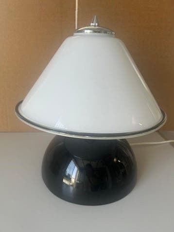 Tafellamp - geblazen glas - Lamp met snoer, Antiek en Kunst, Antiek | Lampen