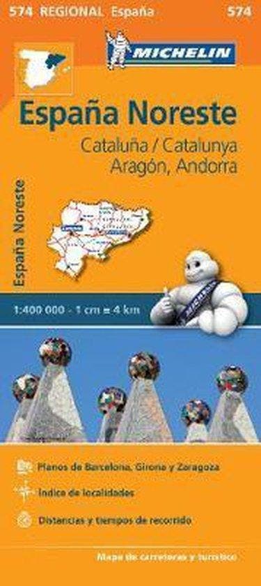 Cataluna Catalunya Aragon Andorra REGNL - Michelin, Boeken, Overige Boeken, Gelezen, Verzenden